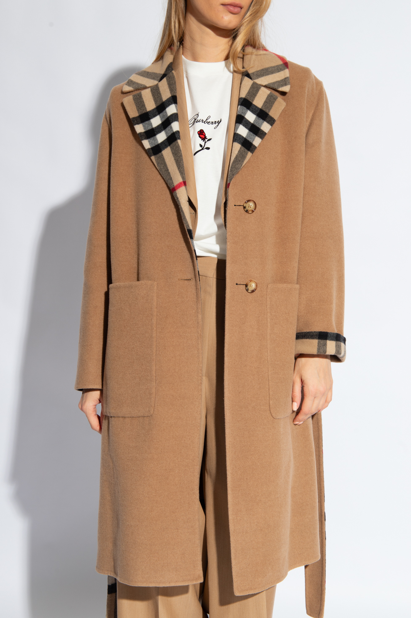 Cashmere car outlet coat burberry